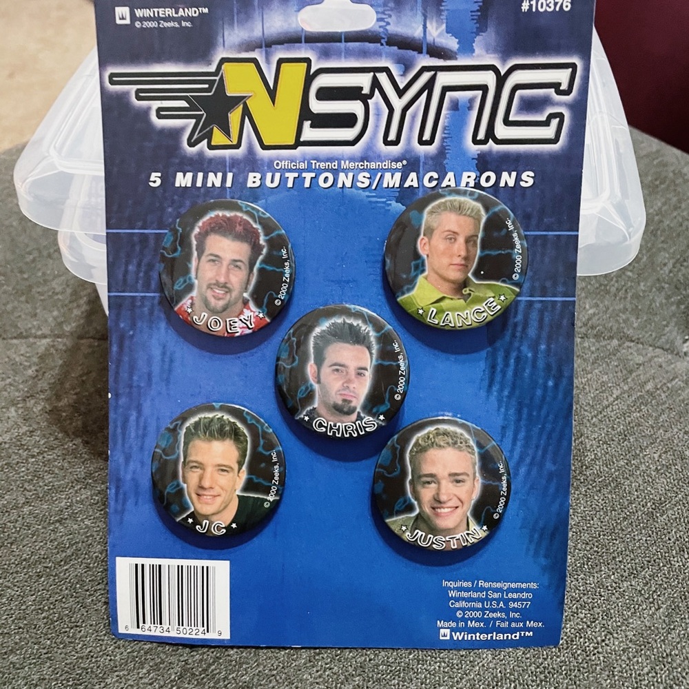 *NSYNC vintage pins